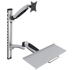 Support pour écran LCD/LED, avec porte-clavier