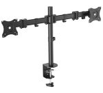 Support double écran universel, fixation par serrage