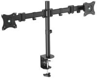 Support double écran universel, fixation par serrage