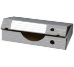 boîte d'archivage tric pour format A3, gris / blanc