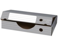 boîte d'archivage tric pour format A3, gris / blanc