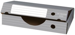 boîte d'archivage tric pour format A3, gris / blanc