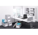 boîte d'archivage tric pour format A3, gris / blanc