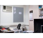 Tableau en textile X-tra!Line, 900 x 600 mm, bleu