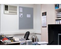 Bord in textiel X-tra!Line, 600 x 450 mm, blauw.