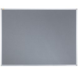 Tableau en textile X-tra!Line, 900 x 600 mm, noir