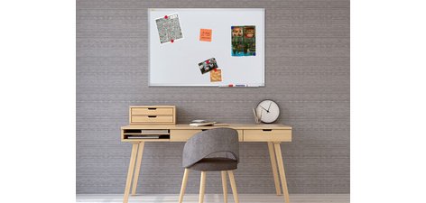 Tableau blanc X-tra!Line, laqué, 1.200 x 900 mm