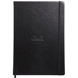 Webnotebook Rhodia A4 96Bl Dot-Lineatur 90g - Schwarz