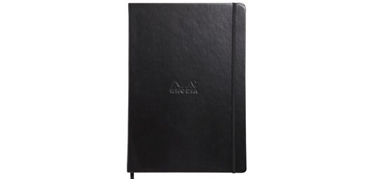 Carnet de notes 'Webnotebook', A4, ligné, noir