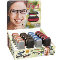 Lunettes de lecture pliables Flip-it, présentoir de 20