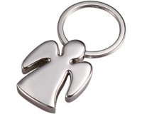 Porte-clé 'CELIA', Ange gardien, en métal