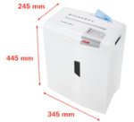 Destructeur de documents shredstar X6pro, particules: