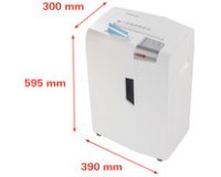 De_destructeur de document shredstar x13 p-4, coupe croisée particules 4x37mm, corbeille 23l 1057121