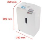 Destructeur de documents shedstar X15, coupe particules: