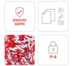 Destructeur de documents shredstar X5, particules: