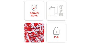 Destructeur de documents shredstar X5, particules: