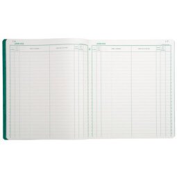  Speciaal register - Registratie van de Post - 32x27cm - 26 lijnen - 80 blad - Franstalig