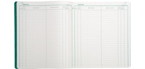  Piqûre 32x27cm Enregistrement du courrier 26 lignes 80 pages - texte FR