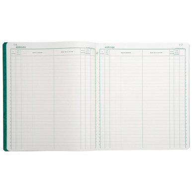  Speciaal register - Registratie van de Post - 32x27cm - 26 lijnen - 80 blad - Franstalig