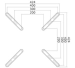Adaptateur VESA, pour écrans 81,28 - 139,7 cm