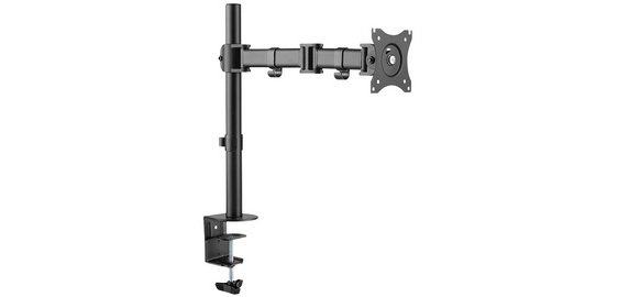 Bras support pour écran, longueur bras 428 mm, noir