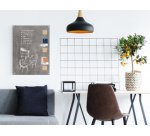 Ardoise murale LIVING WALL, (L)380 x (H)580 mm