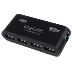 Hub USB 3.0 avec bloc d'alimentation, 4 ports