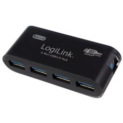 Hub USB 3.0 avec bloc d'alimentation, 4 ports