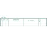  Speciaal Register Uitgaande Post 32x27cm -26 lijnen - 200 blad - Franstalig