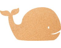Tableau mural en liège SILHOUETTE 'Baleine'