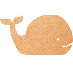 Tableau mural en liège SILHOUETTE 'Baleine'