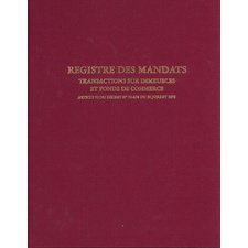 Registre 'Mandat Transaction Immobilière', 200 pages