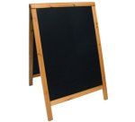 Panneau trottoir WOODY, avec tableau