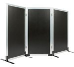 Cloison MULTI BOARD, avec tableau noir, noir