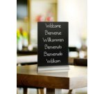 Ardoise de table SILHOUETTE 'A4'