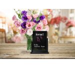 Ardoise de table ELEGANT, grand, noir