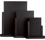 Ardoise de table ELEGANT, grand, noir