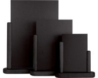 Ardoise de table ELEGANT, moyen, noir