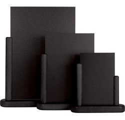 Krijtbord Securit 323x270x71mm zwart hout