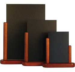 Ardoise de table ELEGANT, moyen, teck