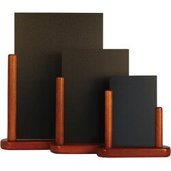 Ardoise de table "Elegant", base amovible en bois