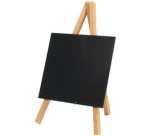 Ardoise de table MINI avec trépied, hêtre