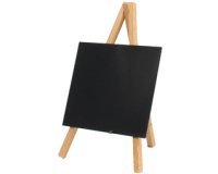 Ardoise de table MINI avec trépied, hêtre