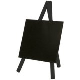 Securit Mini Tripod Table Slate 26x15.5x1.3cm Natural Wood
