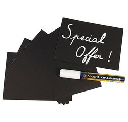 Ardoise A8, noir, kit de 20