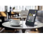 Ardoise de table L-SHAPE, A7, noir