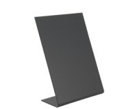 Ardoise de table L-SHAPE, A5, noir