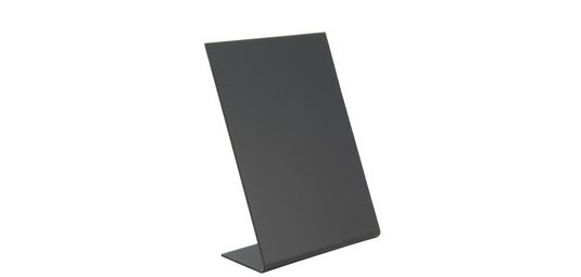 Ardoise de table L-SHAPE, A5, noir