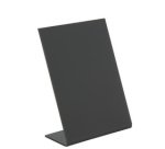 Ardoise de table L-SHAPE, A6, noir
