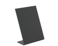Ardoise de table L-SHAPE, A6, noir